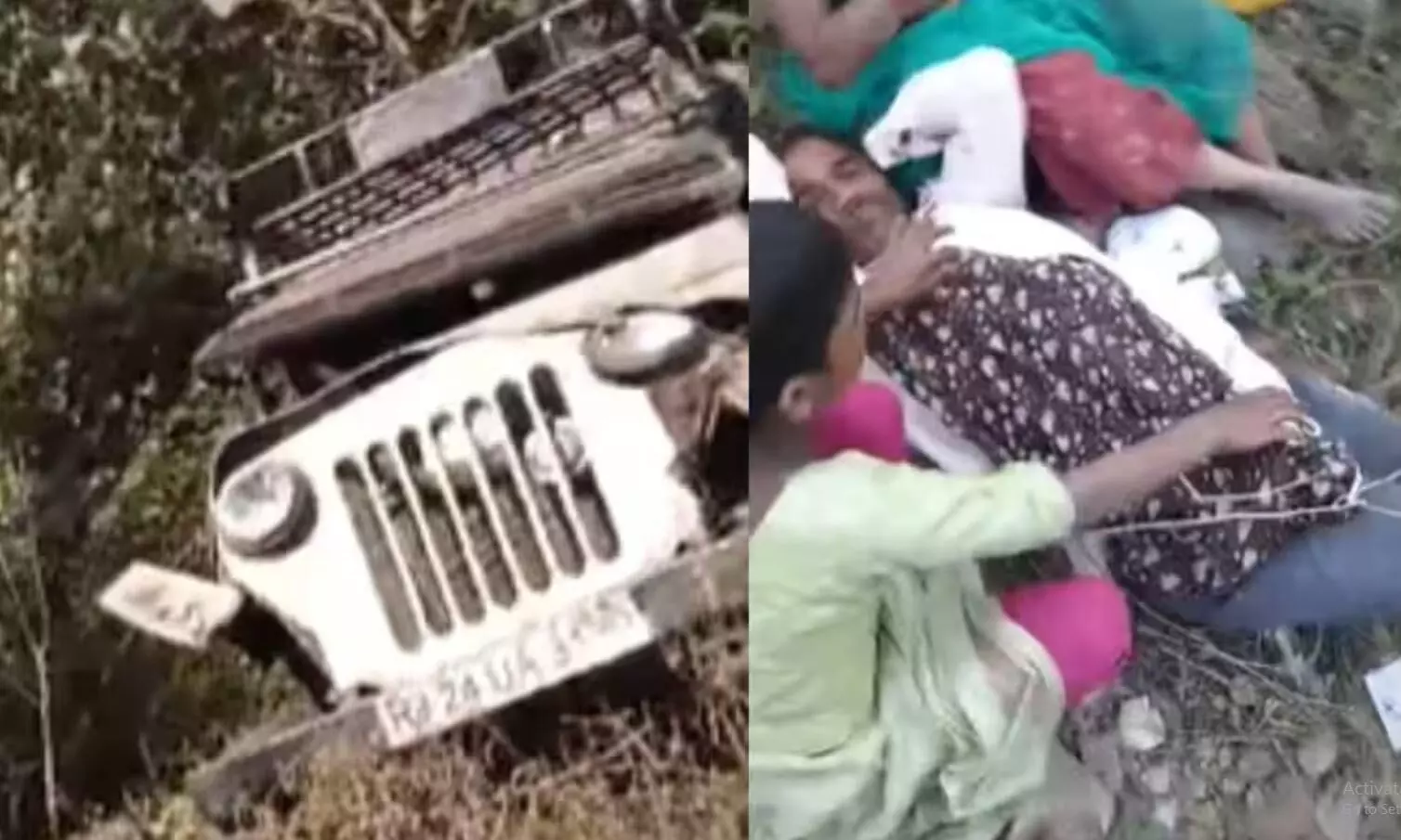 राजस्थान में हुआ दुर्दनाक हादसा, चलती गाड़ी का निकला पहिया, तीन की मौत, 25 घायल