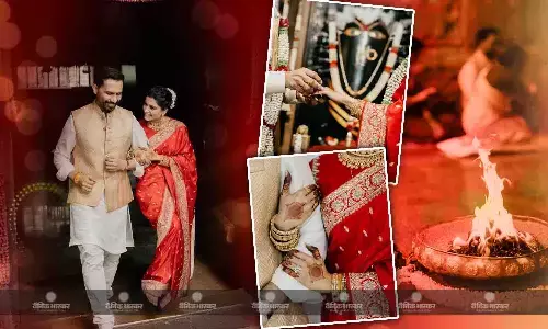 शादी के बंधन में बंधे समांथा और राज निदिमोरू, लाल साड़ी पहन दुल्हन बनी एक्ट्रेस! कपल की नेटवर्थ जान लगेगा झटका