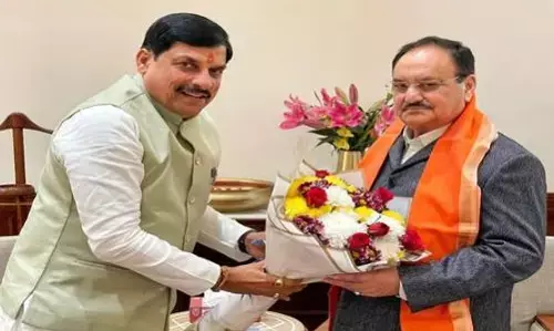 मुख्यमंत्री डॉ. यादव ने केंद्रीय स्वास्थ्य मंत्री नड्डा से की भेंट