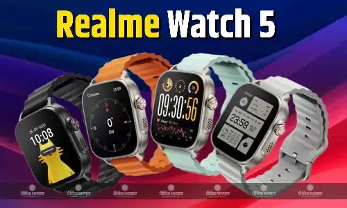 Realme Watch 5 भारत में 16 दिन तक की बैटरी लाइफ के साथ हुई लॉन्च, जानिए कीमत और खूबियां