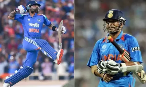 मास्टर ब्लास्टर सचिन तेंदुलकर से आगे निकले रन मशीन विराट कोहली, इस मामले में छोड़ा पीछे मास्टर ब्लास्टर सचिन तेंदुलकर से आगे निकले रन मशीन विराट कोहली, इस मामले में छोड़ा पीछे