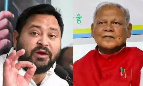 सदन से तेजस्वी यादव की गैर-मौजूदगी से NDA हमलवार, जीतन राम मांझी ने कसा तंज, कहा - अब तो यह युवराज नहीं है सदन से तेजस्वी यादव की गैर-मौजूदगी से NDA हमलवार, जीतन राम मांझी ने कसा तंज, कहा - अब तो यह युवराज नहीं है