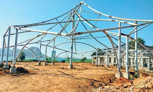 18 माह बाद प्रकल्प का 20 प्रतिशत काम भी नहीं हुआ पूरा 18 माह बाद प्रकल्प का 20 प्रतिशत काम भी नहीं हुआ पूरा