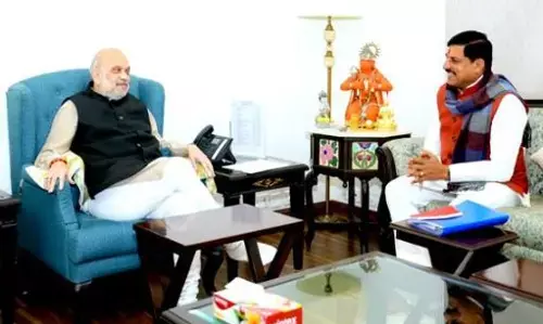 केंद्रीय गृह एवं सहकारिता मंत्री शाह से मुख्यमंत्री डॉ. यादव ने की मुलाकात