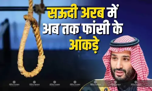 सऊदी अरब ने अपने ही पिछले रिकॉर्ड तोड़े, इस साल इतने लोगों दी फांसी सऊदी अरब ने अपने ही पिछले रिकॉर्ड तोड़े, इस साल इतने लोगों दी फांसी