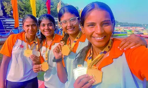 सिद्धि गुरव ने रोइंग में लगातार तीसरी बार जीता राष्ट्रीय स्वर्ण पदक सिद्धि गुरव ने रोइंग में लगातार तीसरी बार जीता राष्ट्रीय स्वर्ण पदक