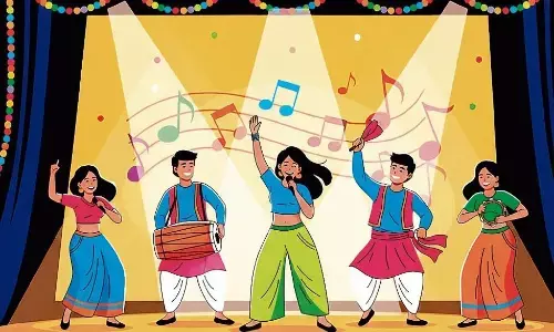 उत्सव संगीत, नृत्य, फाइन आर्ट से लेकर थिएटर का मंच उत्सव संगीत, नृत्य, फाइन आर्ट से लेकर थिएटर का मंच