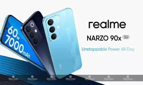 Realme Narzo 90x 5G भारत में 6.80 इंच LCD डिस्प्ले और डाइमेंसिटी 6300 SoC के साथ लॉन्च, शुरुआती कीमत 13,999 रुपए