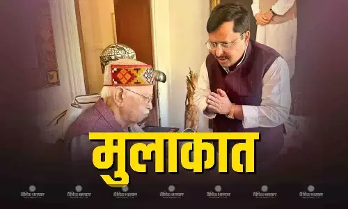 आपके दृढ़ संकल्प और अटूट तपस्या ने ही भाजपा... बीजेपी के नए कार्यकारी अध्यक्ष ने लालकृष्ण आडवाणी से की मुलाकात
