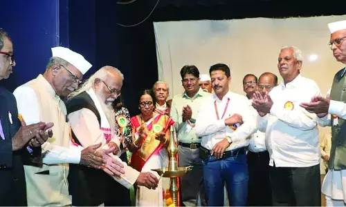 100% मतदान करने का सेवानिवृत्त कर्मियों ने लिया संकल्प