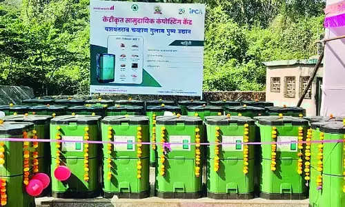 250 किलो गीले कचरे से रोज बनेगी  जैविक खाद