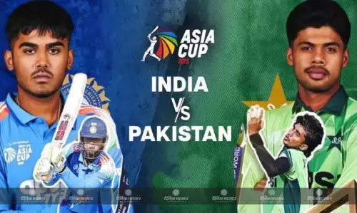 एशिया कप फाइनल में पाकिस्तान ने भारत को दिया 348 रन का लक्ष्य, समीर मिन्हास का तूफानी शतक, देवेंद्रन ने झटके 3 विकेट