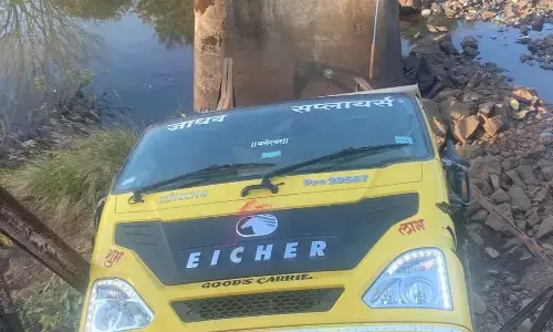 लापरवाही से गिरा 40 साल पुराना पुल