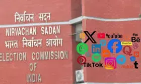 सोशल मीडिया पर उम्मीदवारों के बिना अनुमति विज्ञापन करने पर रोक