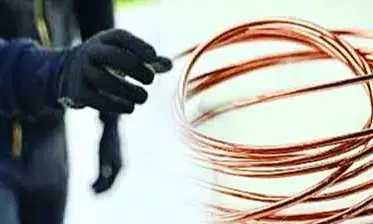 ट्रांसफॉर्मर से 50 किलो तांबे की तारें चोरी