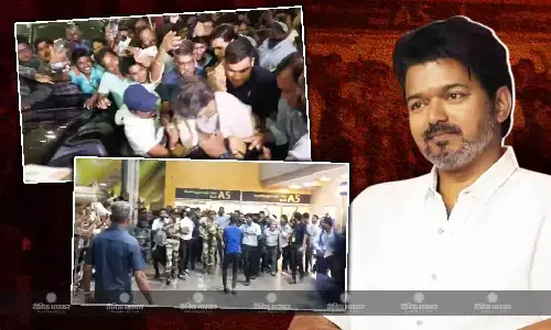 चेन्नई एयरपोर्ट पर थलपति विजय के साथ हादसा, बेकाबू हुए फैंस तो मची अफरा-तफरी, इस हालत में घर पहुंचे एक्टर