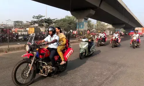 दमकल विभाग ने निकाली मतदान जागरूकता रैली