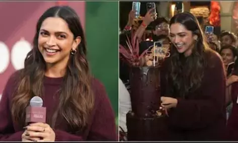 ओम शांति ओम का गाना गाते हुए दीपिका पादुकोण ने फैंस संग सेलिब्रेट किया बर्थडे, केक कटिंग का वीडियो वायरल