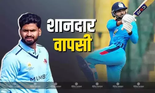 वापसी हो तो ऐसी...श्रेयस अय्यर ने खेली तूफानी पारी, मैदान पर की चौकों-छक्कों की बारिश