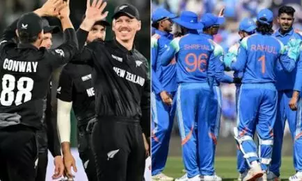 कुलदीप यादव की गेंदबाजी से डूबी टीम इंडिया की नैया! न्यूजीलैंड ने भारत को 7 विकेट से हराया कुलदीप यादव की गेंदबाजी से डूबी टीम इंडिया की नैया! न्यूजीलैंड ने भारत को 7 विकेट से हराया