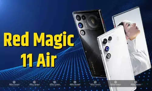 Red Magic 11 Air हुआ लॉन्च, इसमें है 7000mAh बैटरी और स्नैपड्रैगन 8 एलीट चिपसेट के साथ RedCore R4 गेमिंग चिप Red Magic 11 Air हुआ लॉन्च, इसमें है 7000mAh बैटरी और स्नैपड्रैगन 8 एलीट चिपसेट के साथ RedCore R4 गेमिंग चिप