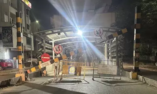 उज्वल नगर में हाईट बैरियर को लेकर अब भी टालमटोल