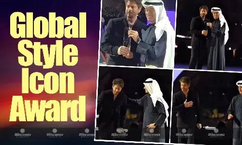 ग्लोबल स्टाइल आइकन अवॉर्ड से सम्मानित हुए शाहरुख खान, दुबई में दिखा किंग खान का खास अंदाज