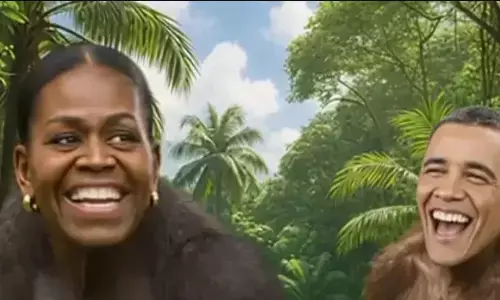 ट्रंप का विवादित पोस्ट, बंदर वाला वीडियो शेयर पूर्व राष्ट्रपति बराक ओमाबा और उनकी पत्नी का उड़ाया मजाक, लगाया गंभीर आरोप