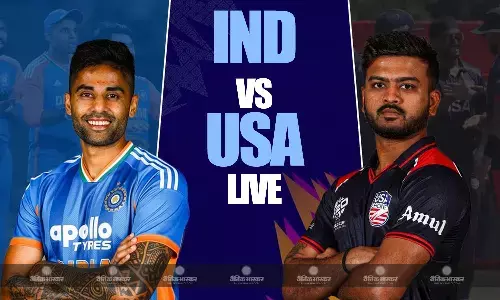 भारत ने यूएस को दिया 162 का टारगेट, सूर्युकमार यादव ने खेली कप्तानी पारी,  शॉकवीक ने झटके 4 विकेट