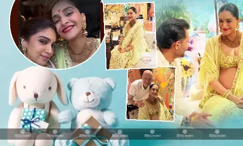 सोनम कपूर की गोदभराई में लगा सितारों का मेला, एक्ट्रेस ने फ्लॉन्ट किया बेबी बंप, दिल जीत लेगा करीना, खुशी का देसी अवतार