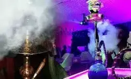 उच्चवर्गीय सोसायटी में अवैध हुक्का पार्लर पर पुलिस का छापा