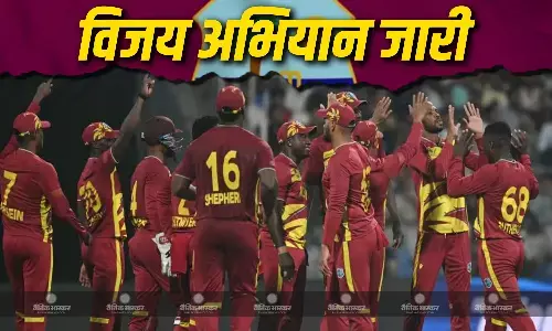 वेस्टइंडीज का विजय अभियान जारी, वर्ल्डकप के अपने दूसरे मुकाबले में इंग्लैंड को 30 रन से हराया, गुडकेश मोती और रदरफोर्ड चमके