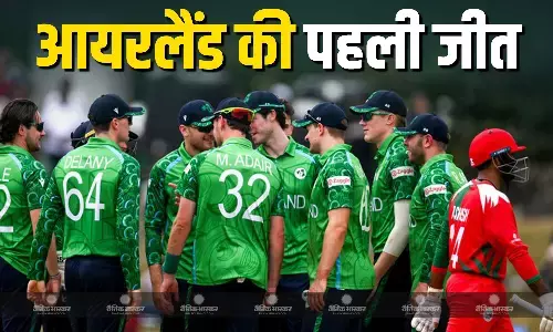 आयरलैंड की वर्ल्डकप में पहली जीत, ओमान को 96 रन से दी मात, टकर और डेलानी की शानदार पारियों की बदौलत बनाया टूर्नामेंट का हाईएस्ट स्कोर