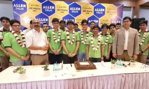 फरीदाबाद के अनय ने 100 परसेंटाइल किया स्कोर, दिल्ली एलन के 32 स्टूडेंट्स को मिले 99.9 परसेंटाइल फरीदाबाद के अनय ने 100 परसेंटाइल किया स्कोर, दिल्ली एलन के 32 स्टूडेंट्स को मिले 99.9 परसेंटाइल