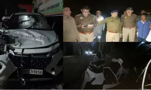 देर रात तेज रफ्तार कार अचानक अनियंत्रित, पानी में डूबने से चार लोगों की मौके पर मौत