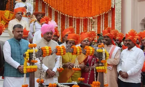 शाह ने कहा - आजीवन धर्मध्वजरक्षा के लिए कृतसंकल्पित रहे शिवाजी महाराज