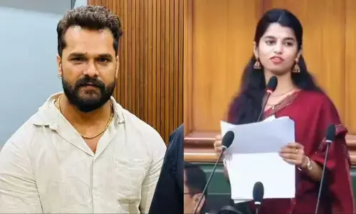 बिहार में बीजेपी विधायक के बयान से पारा हाई, मैथिली ठाकुर को खेसारी लाल यादव ने दी नसीहत