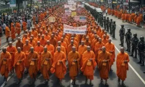 श्रीलंका में धर्मगुरु ने बौद्ध धर्म और भिक्षुओं को बदनाम करने का लगाया आरोप श्रीलंका में धर्मगुरु ने बौद्ध धर्म और भिक्षुओं को बदनाम करने का लगाया आरोप