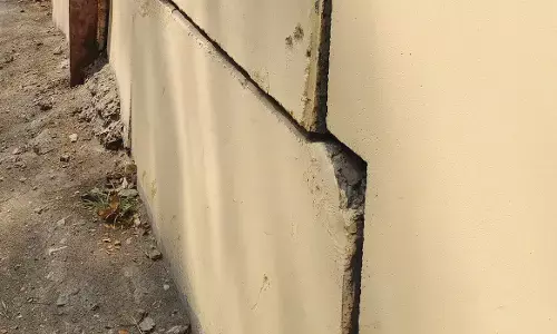 फ्लाई ओवर : ट्रैफिक शुरू होने के पहले ही आकार बदल रहे पैनल्स