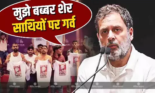 यूथ कांग्रेस अध्यक्ष की गिरफ्तारी पर राहुल गांधी की तीखी प्रतिक्रिया, प्रदर्शनकारियों को कहा बब्बर शेर, PM पर निशाना