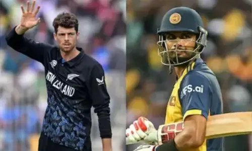 न्यूजीलैंड ने श्रीलंका को दिया 169 का टारगेट, मिचेल सैंटनर और कोल मैकॉन्ची के बीच हुई रिकॉर्ड पार्टनरशिप