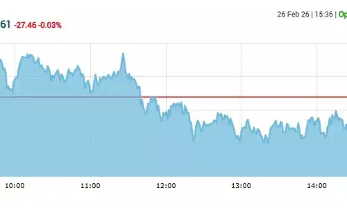 सपाट स्तर पर बंद हुआ शेयर बाजार, सेंसेक्स 27 अंक लुढ़का, निफ्टी 25496 पर बंद हुआ