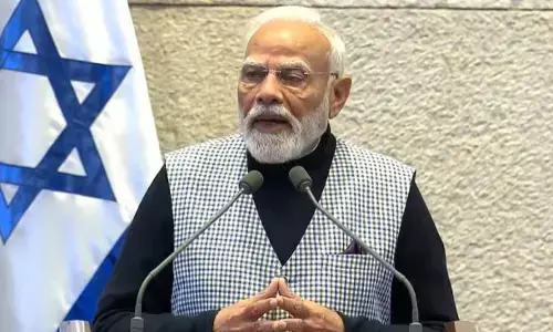 इजराइल से पीएम मोदी की पाकिस्तान को सख्त वॉर्निंग - किसी कीमत पर बर्दाश्त नहीं होगा आतंकवाद, इजरायल के साथ मिलकर करेंगे आतंक का खात्मा इजराइल से पीएम मोदी की पाकिस्तान को सख्त वॉर्निंग - किसी कीमत पर बर्दाश्त नहीं होगा आतंकवाद, इजरायल के साथ मिलकर करेंगे आतंक का खात्मा