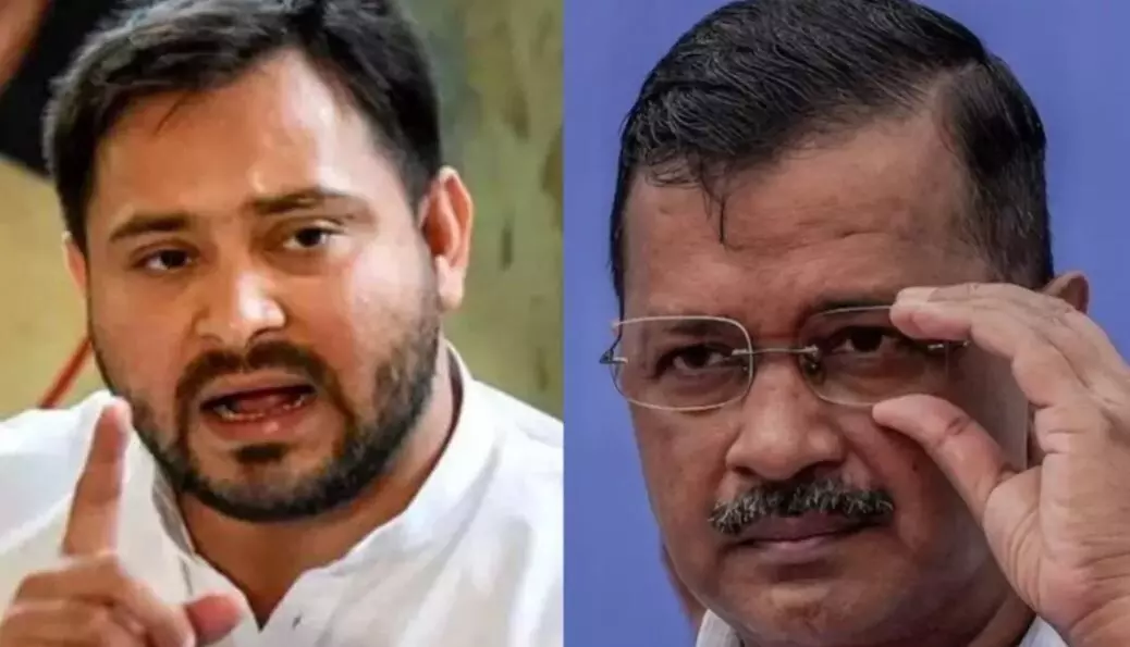 शराब नीति मामले में केजरीवाल, मनीष सिसोदिया के बरी होने पर तेजस्वी यादव ने की बड़ी मांग, केंद्र सरकार को भी लिया आड़े हाथों शराब नीति मामले में केजरीवाल, मनीष सिसोदिया के बरी होने पर तेजस्वी यादव ने की बड़ी मांग, केंद्र सरकार को भी लिया आड़े हाथों