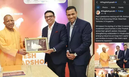 अमृतांशु रॉय की CM योगी से मुलाकात; ₹3000 करोड़ का निवेश होगा