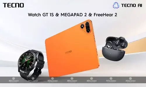 टेक्नो ने AIoT पोर्टफोलियो में शामिल किए नए डिवाइस, Megapad 2, Watch GT 1S और FreeHear 2 को लॉन्च किया