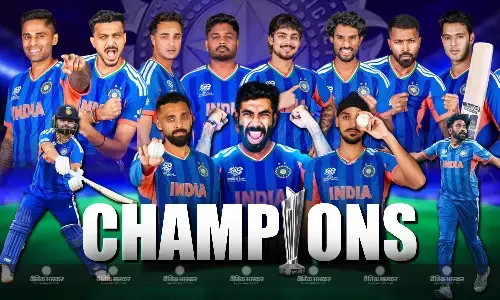 टीम इंडिया तीसरी बार बनी वर्ल्ड चैंपियन, खिताबी मुकाबले में न्यूजीलैंड को 96 रन से हराया, संजू सैमसन और जसप्रीत बुमराह बने जीत के हीरो टीम इंडिया तीसरी बार बनी वर्ल्ड चैंपियन, खिताबी मुकाबले में न्यूजीलैंड को 96 रन से हराया, संजू सैमसन और जसप्रीत बुमराह बने जीत के हीरो