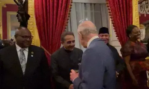कॉमनवेल्थ डे स्वागत समारोह - विदेश राज्य मंत्री कीर्तिवर्धन सिंह ने की किंग चार्ल्स तृतीय और क्वीन कैमिला से मुलाकात