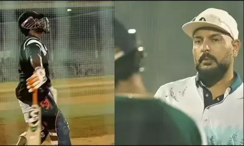 अभिषेक शर्मा और शुभमन गिल के बाद टीम इंडिया का ये स्टार प्लेयर बना युवराज सिंह का चेला, आईपीएल से पहले ली खास ट्रेनिंग, देखें वीडियो