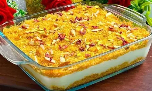 ईद पर कुछ हटकर बनाने का है मन, तो घर पर कुनाफा डिजर्ट की खास रेसिपी को जरूर आजमाएं, खाकर सभी करेंगे तारीफ